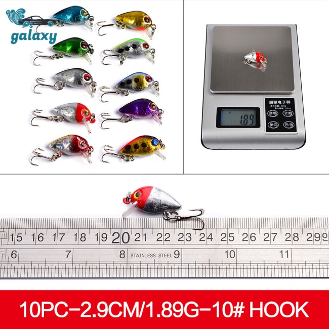 Galaxy Set 48 Mồi Giả Nhử Cá Bằng Nhựa Mềm Kèm Móc Câu