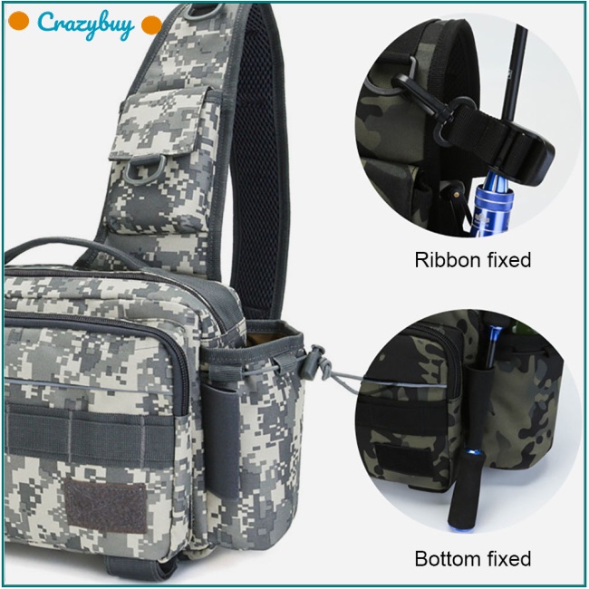 Cr Túi Đựng Dụng Cụ Câu Cá Đa Năng Sức Chứa Lớn Tiện Dụng