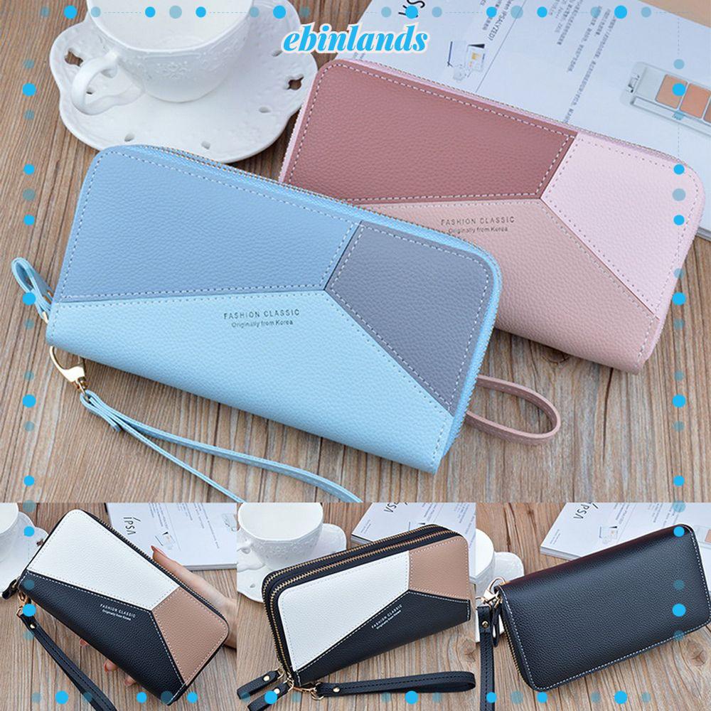 EBINLANDS Ví Da PU Cầm Tay Cho Nữ