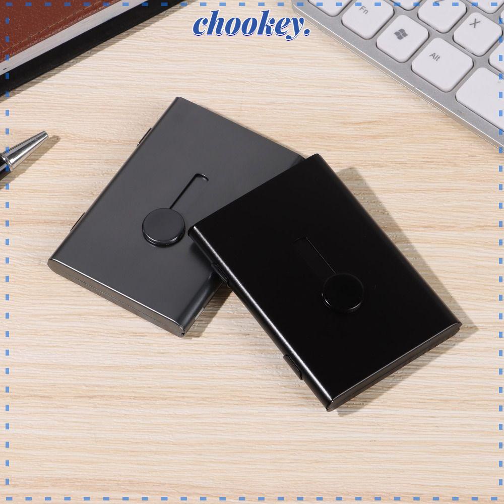 CHOOKEY Set 2 Ví Đựng Thẻ Ngân Hàng / Danh Thiếp Chống Thất Lạc