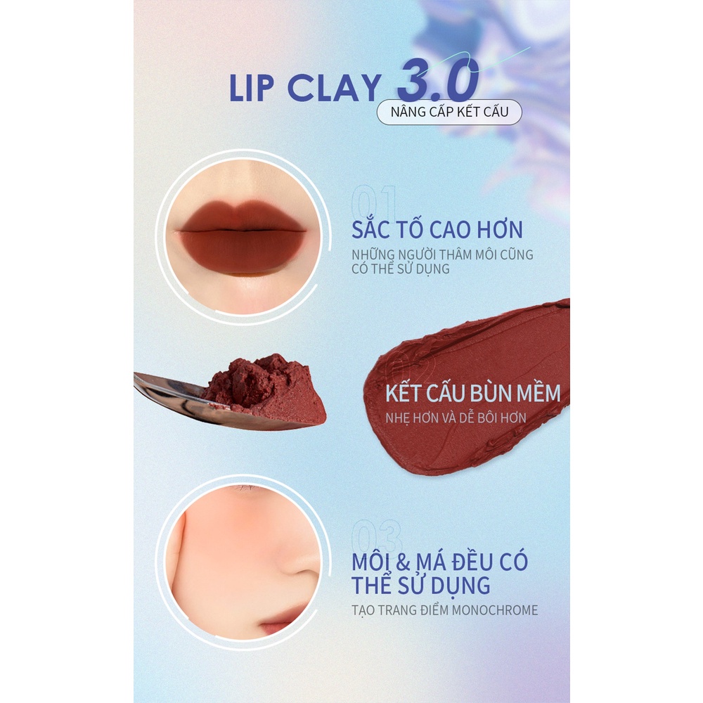 Son Hũ Focallure Chất Son Kem Bùn, Kết Hợp Đánh Má, Chất Son Dễ Tán, Nhẹ Môi, Lâu Trôi, Màu Sắc Son Trẻ Trung Tươi Sáng