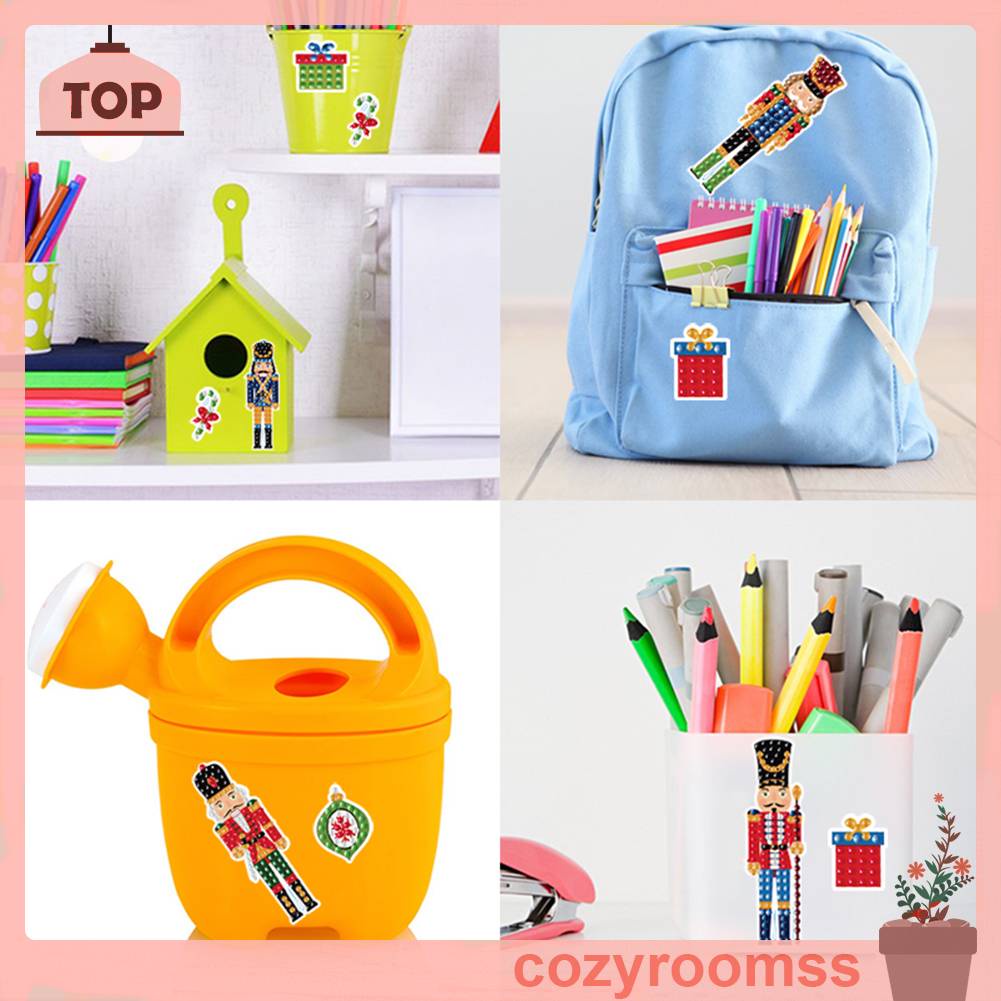 Bộ 2 Tranh Đính Đá 5D Tự Làm Dành Cho Người Mới Bắt Đầu