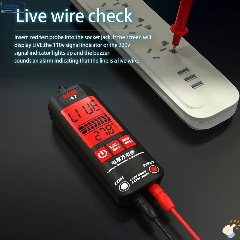 LET Đồng Hồ Vạn Năng Kỹ Thuật Số Ohm Hz NCV Không Tiếp Xúc Chuyên Dụng