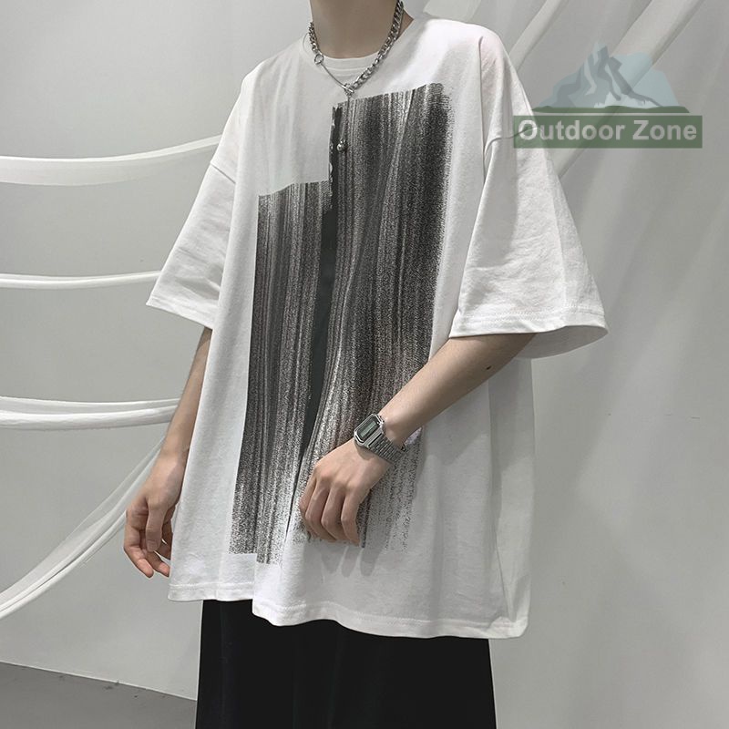 Áo Thun Tay Ngắn Dáng Rộng plus Size Thời Trang Mùa Hè Cho Nam