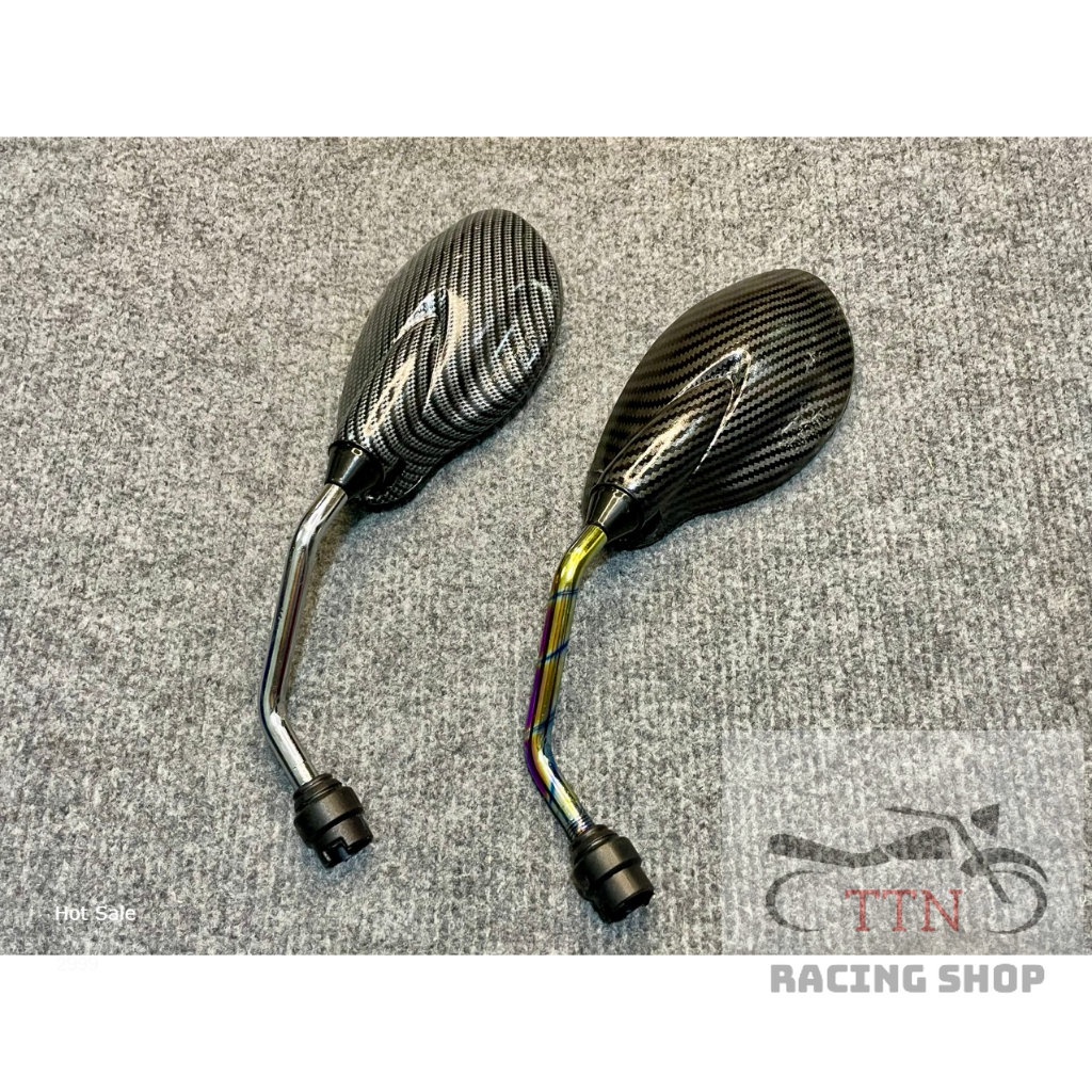 KÍNH YAZ CACBON KÍNH TRÁI CHÂN TITAN CHÂN XI GẮN XE MÁY