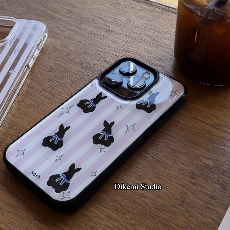 Ốp Điện Thoại Mềm Họa Tiết Thỏ Đáng Yêu Cho iphone 15pro / 14pro / 14promax / 13promax / 12 / 11 / xsmax / xr