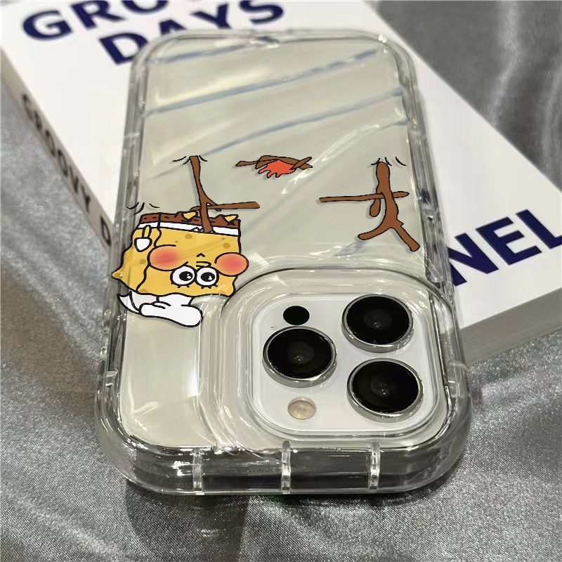 Ốp Điện Thoại Dẻo Trong Suốt Họa Tiết Hoạt Hình SpongeBob Cho Iphone Xr / 11 7 plus8iPhone14promax sins1312 / DWE9