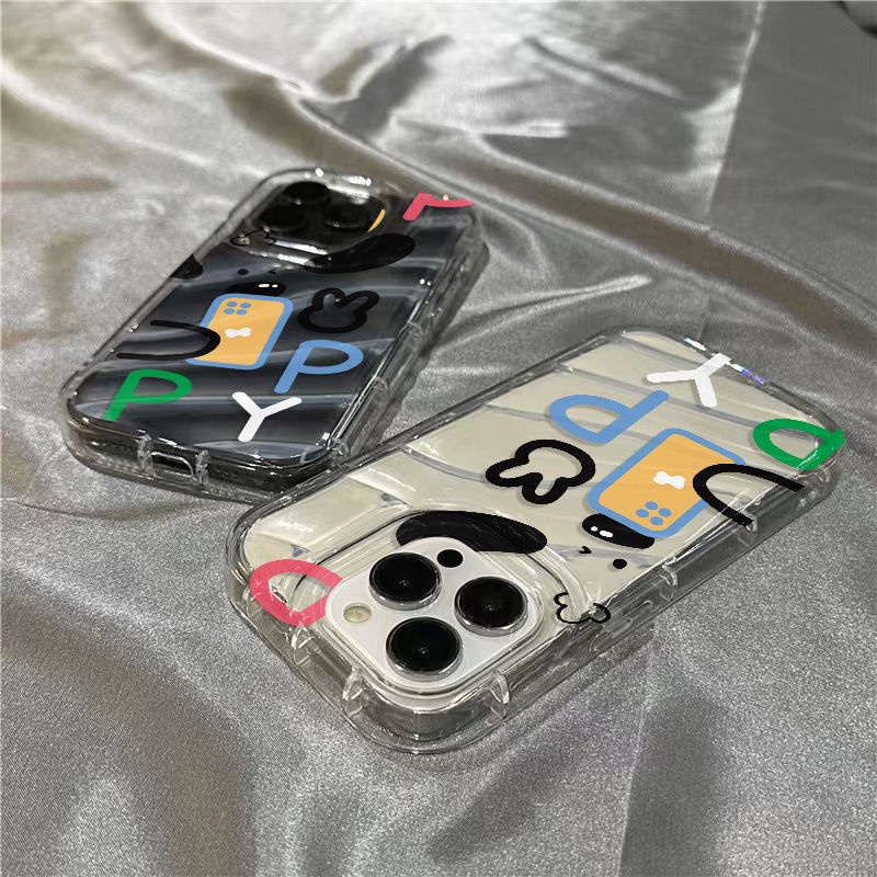 Ốp Điện Thoại Mềm Trong Suốt Hình Cún Con Dễ Thương Cho Iphone 8 Iphone14Promax Xr 7 1312 11 O5KI