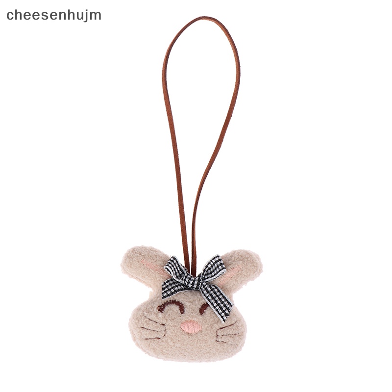 Móc Khóa Thỏ Nhồi Bông Dễ Thương Dùng Để Nhận Dạng Túi Học Sinh