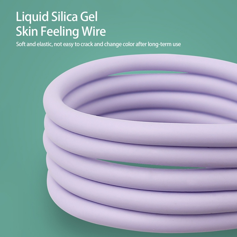 Cáp sạc nhanh USB-A đến C Loại 5A Silicone mới cho Samsung Huawei