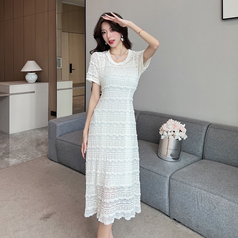 Đầm Chữ A Thắt Dây Eo Sang Trọng