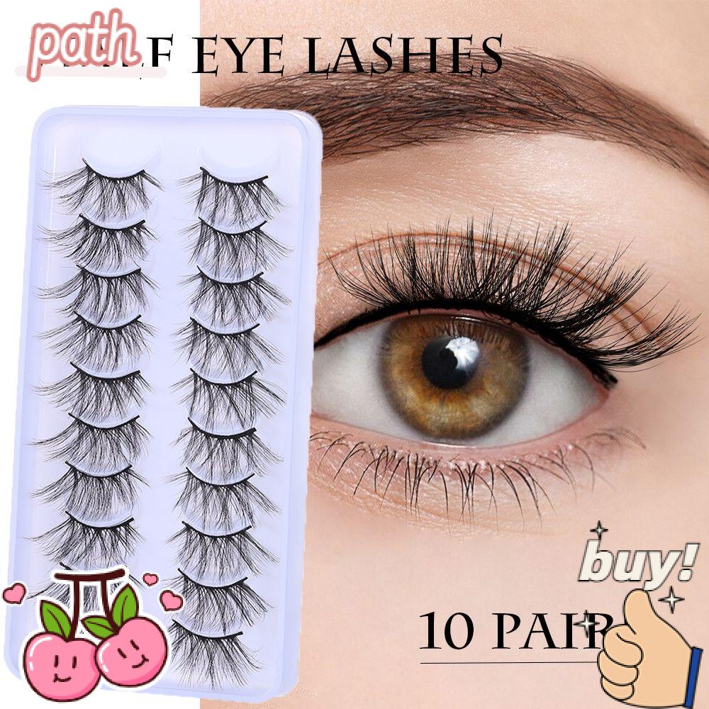 PATH Set 10 Cặp Lông Mi Giả 3D Dài Tự Nhiên Tái Sử Dụng Được
