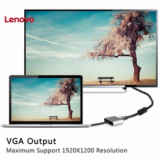 Lenovo Cáp Chuyển Đổi USB 3.1 Type C Sang VGA HDMI-compatible 4K