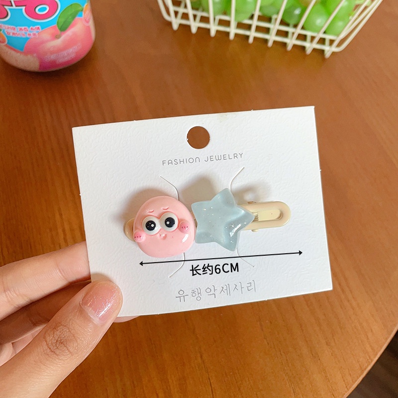 Hàng Mới Về Kẹp Tóc Mái Lượn Sóng Họa Tiết Hoạt Hình Dễ Thương Cho Nữ