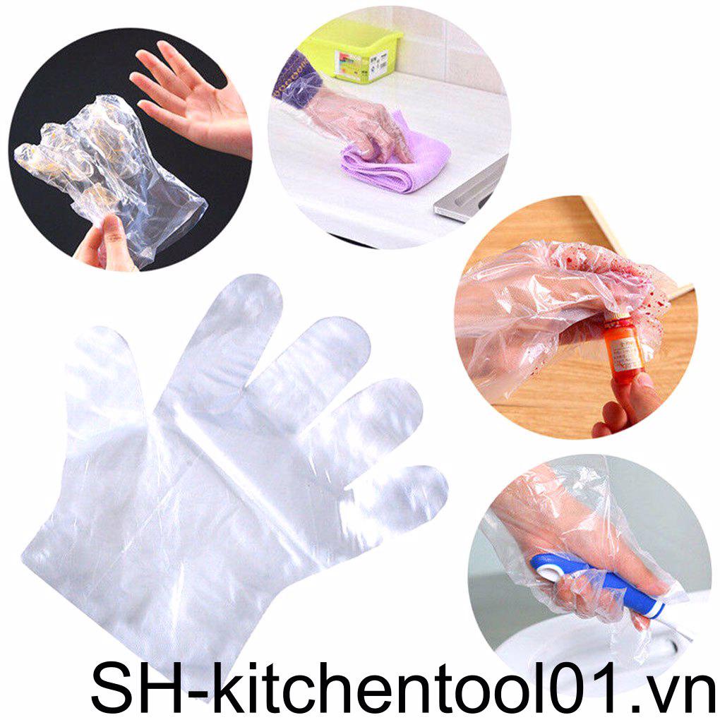 Găng Tay Nhựa Trong Suốt Dùng Một Lần Đa Ứng Dụng