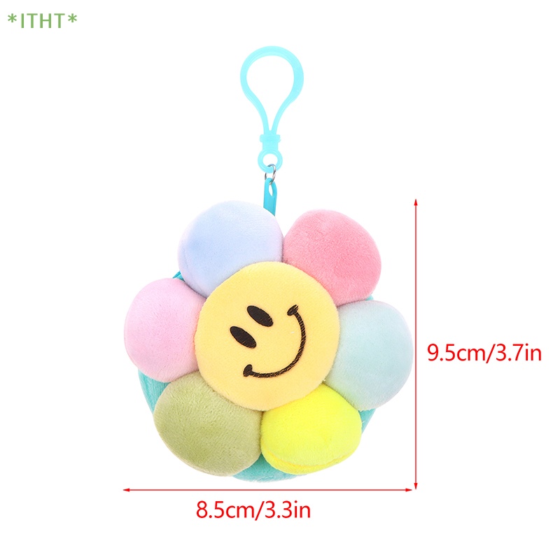 Móc Khóa Hình Hoa Hướng Dương Nhồi Bông Xinh Xắn Mới