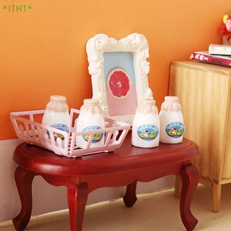 1 Bộ Bình Sữa Mini 1: 12 Dành Cho Nhà Búp Bê Mới