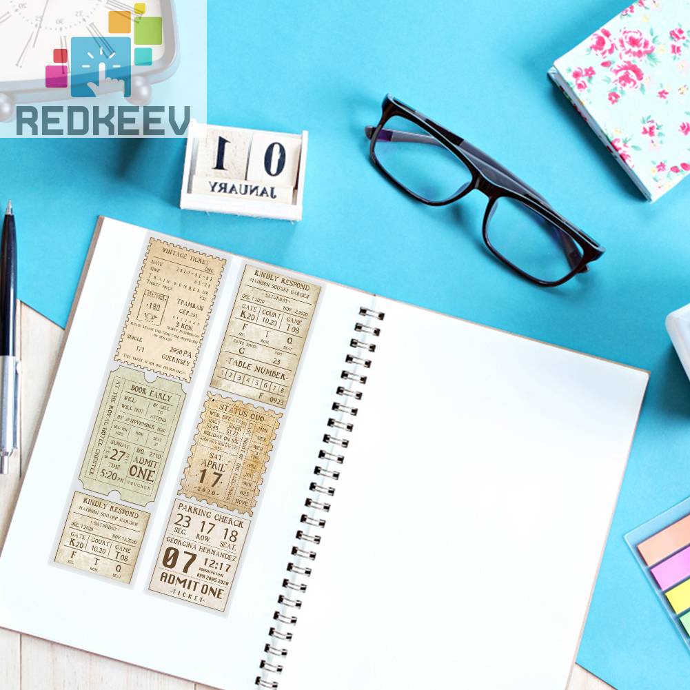 Giấy Trang Trí Sổ Tay Phong Cách Retro DIY