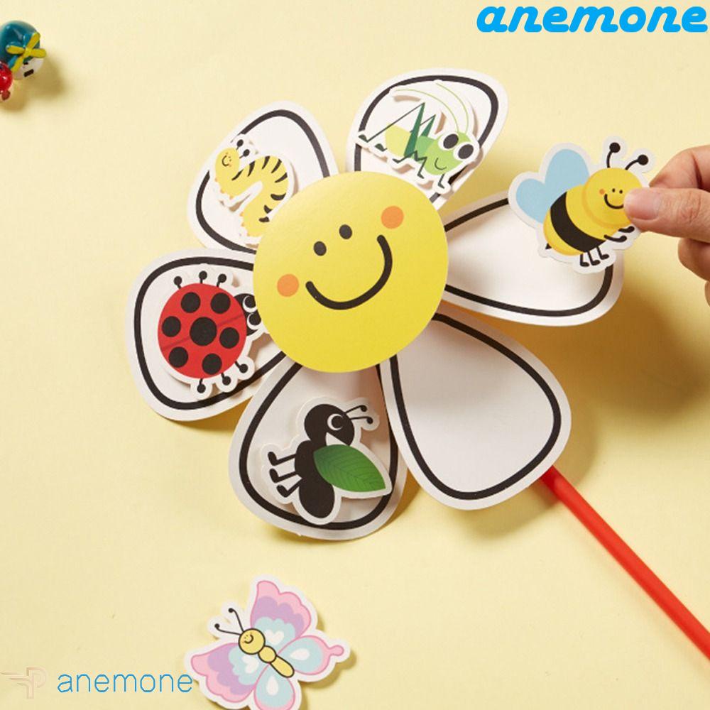 Đồ Chơi Cối Xay Gió Bằng Nhựa DIY Dành Cho Trẻ Mẫu Giáo