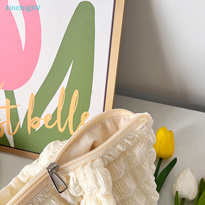 [TinchighV] Túi Xách Đeo Vai Chiffon Cỡ Lớn Kẻ Sọc Caro Trái Tim Thời Trang Hàn Quốc Ngọt Ngào Cho Nữ [Mới]