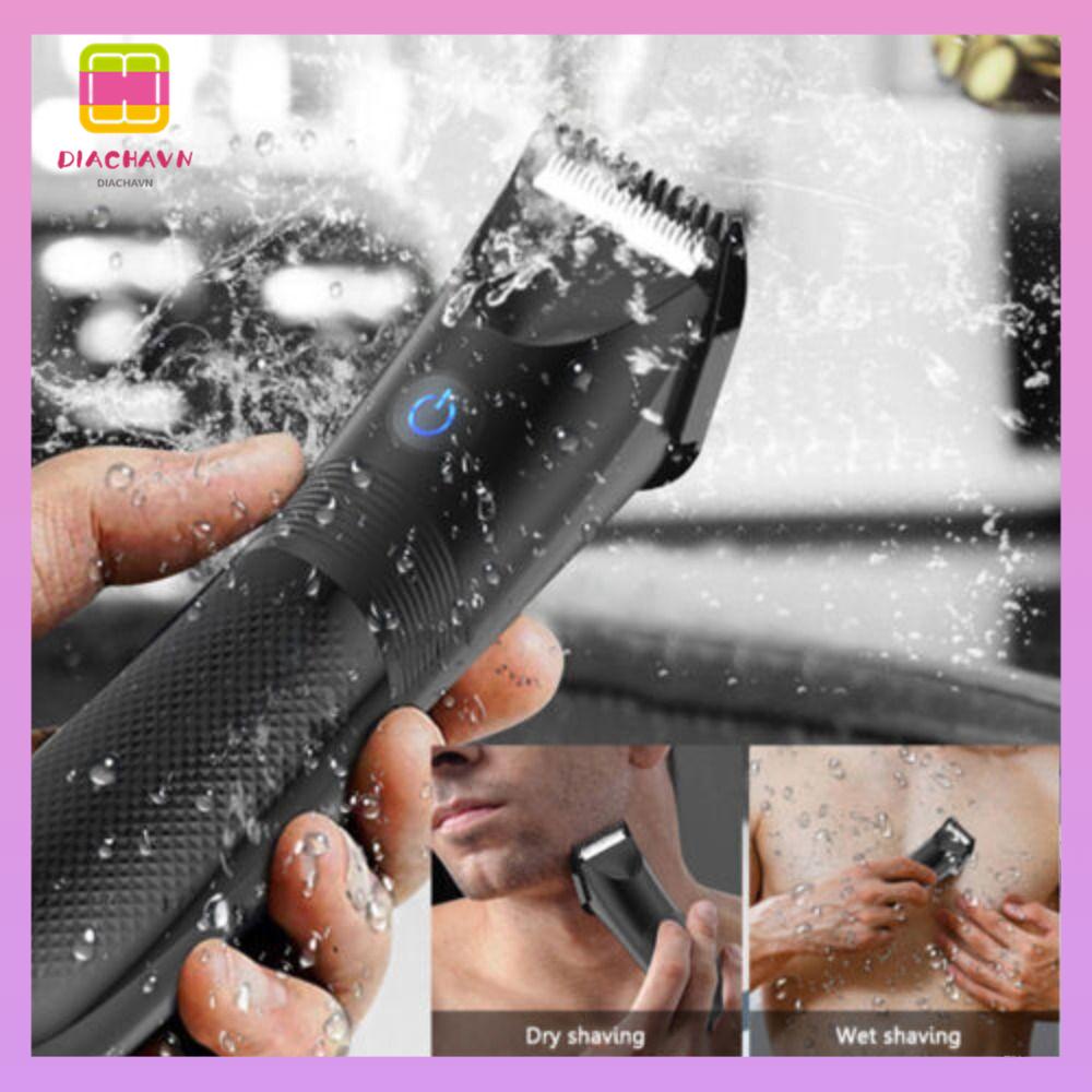 DIACHAVN Bộ Tông Đơ Cắt Tóc / Cạo Râu Chạy Điện Sạc USB Tiện Dụng
