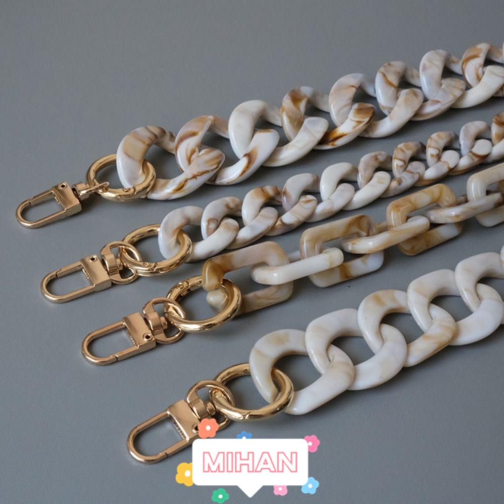 MIHAN1 Dây Đeo Túi Xách Thay Thế Bằng Nhựa Acrylic Thời Trang