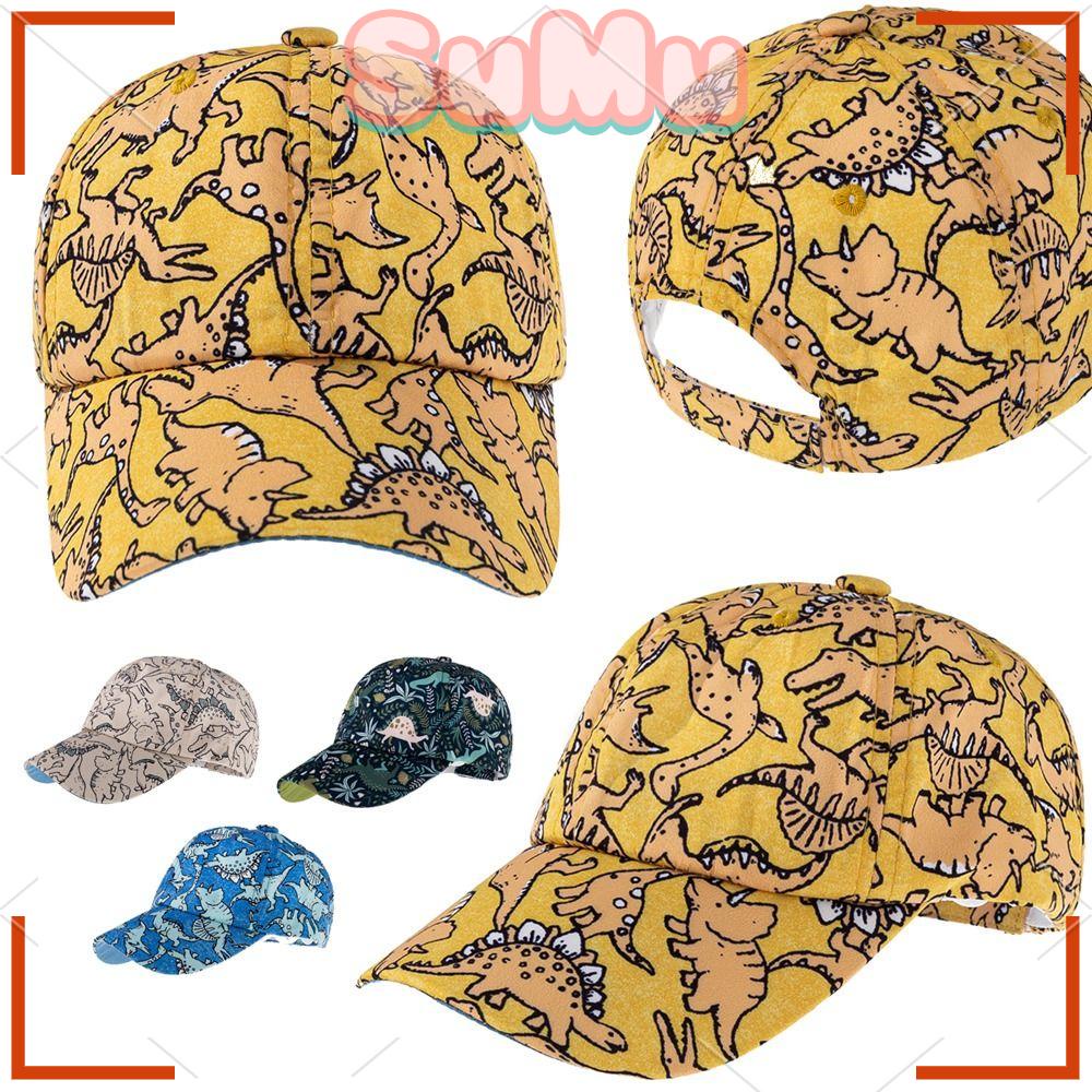 SUMU Mũ Lưỡi Trai Hình Khủng Long Chống Tia UV Mau Khô Có Thể Điều Chỉnh Cho Bé