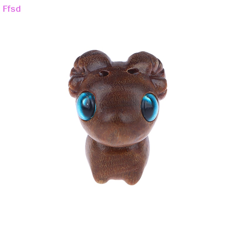 {Ffsd} Mặt Dây Chuyền Hình Cừu Nhỏ Màu Xanh Lá Chạm Khắc Dễ Thương Làm Quà Tặng DIY