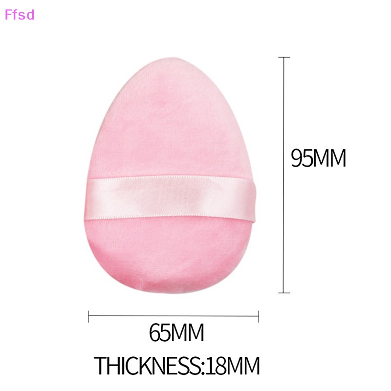 {Ffsd} Set 1 / 3 Bông Mút Trang Điểm Bằng Cotton Cỡ Vừa Và Nhỏ Không Góc Chết