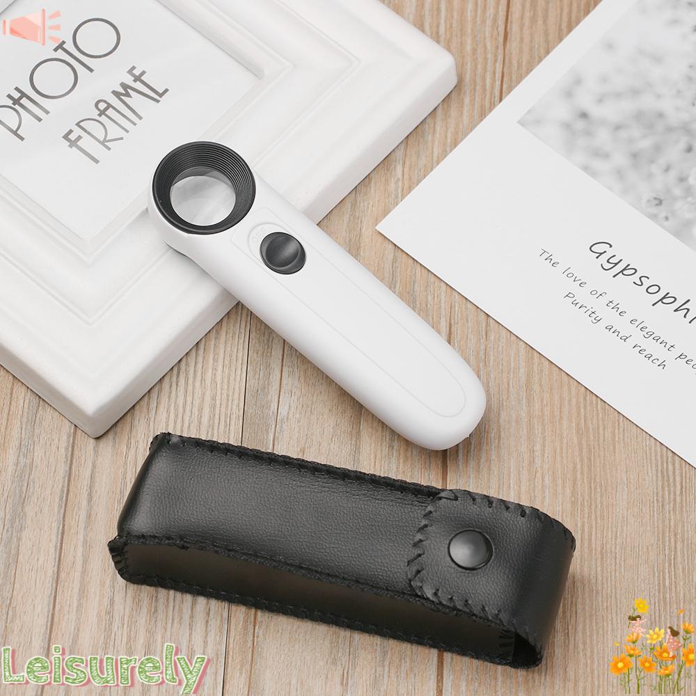 LEILY Kính Lúp Đa Năng Có Đèn LED