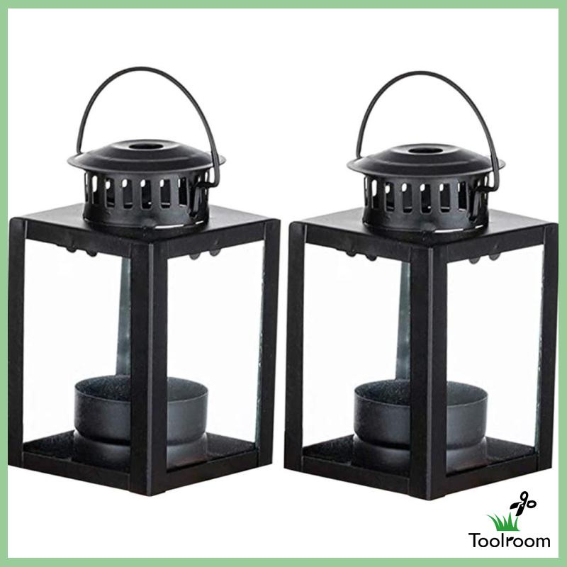 Giá Đỡ Nến Hình Lồng Đèn Trang Trí Sân Vườn Phong Cách Retro