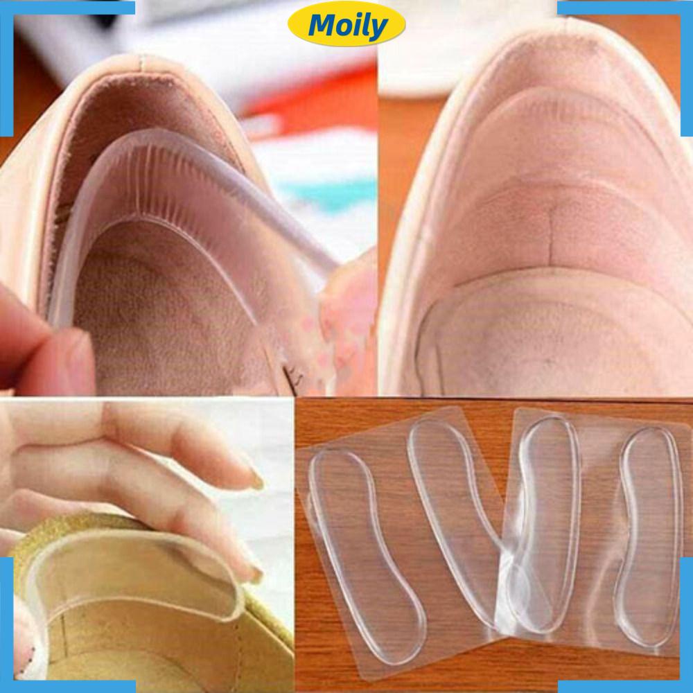 MOILYVN 1 Cặp Đệm Silicone Gel Dán Gót Giày Chống Mòn