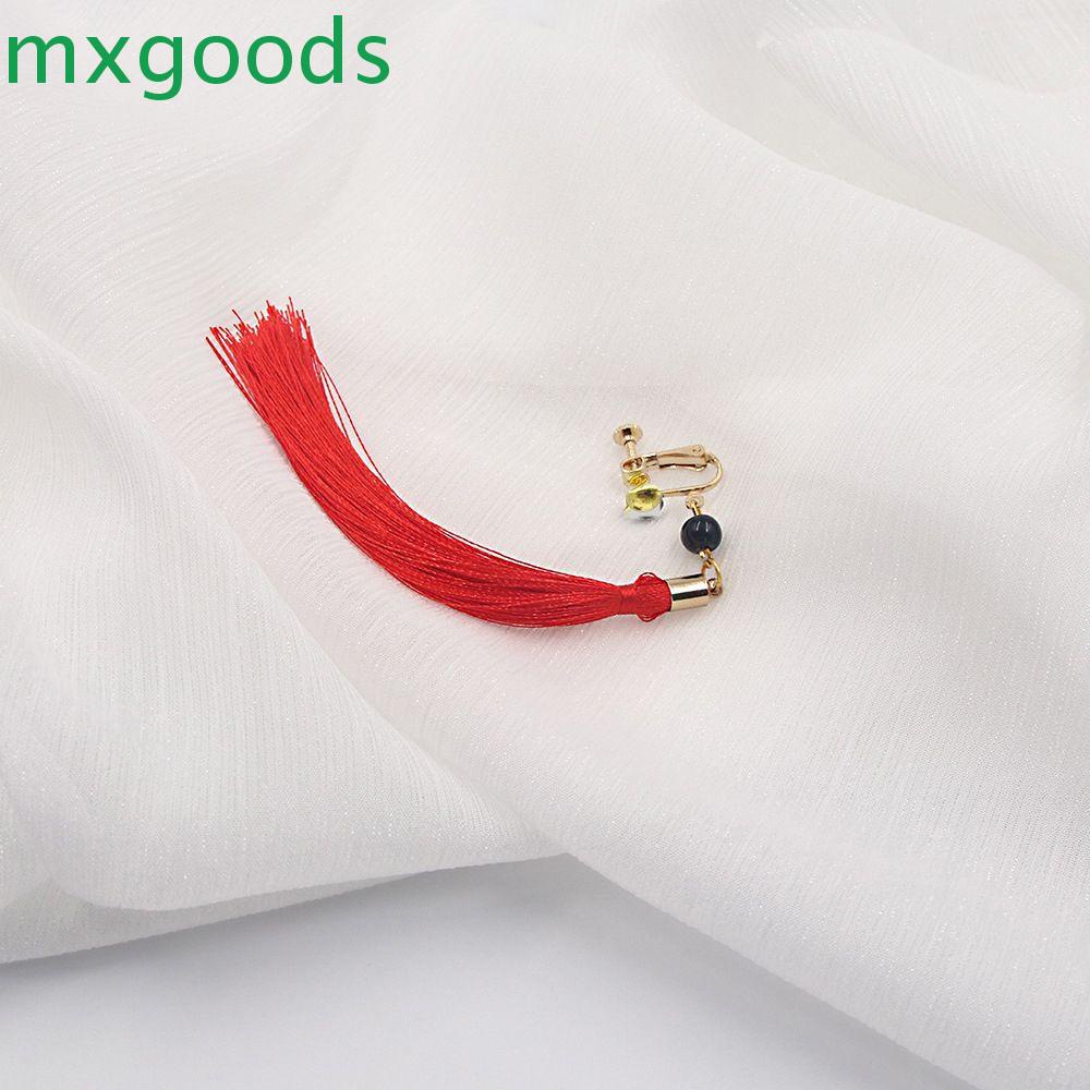 MXGOODS Bông Tai Dạng Kẹp Hình VTuber Vox Akuma Hóa Trang Nanjisanji EN Luxiem Cho Nữ