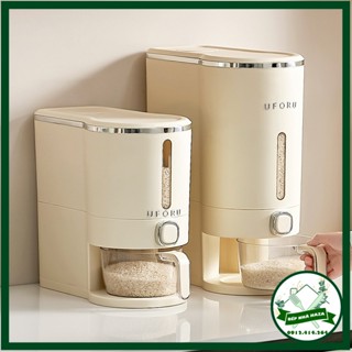 Hộp đựng gạo chống ẩm chống côn trùng nhà bếp,Thùng đựng gạo kèm cốc đong gạo chậu rửa thông minh