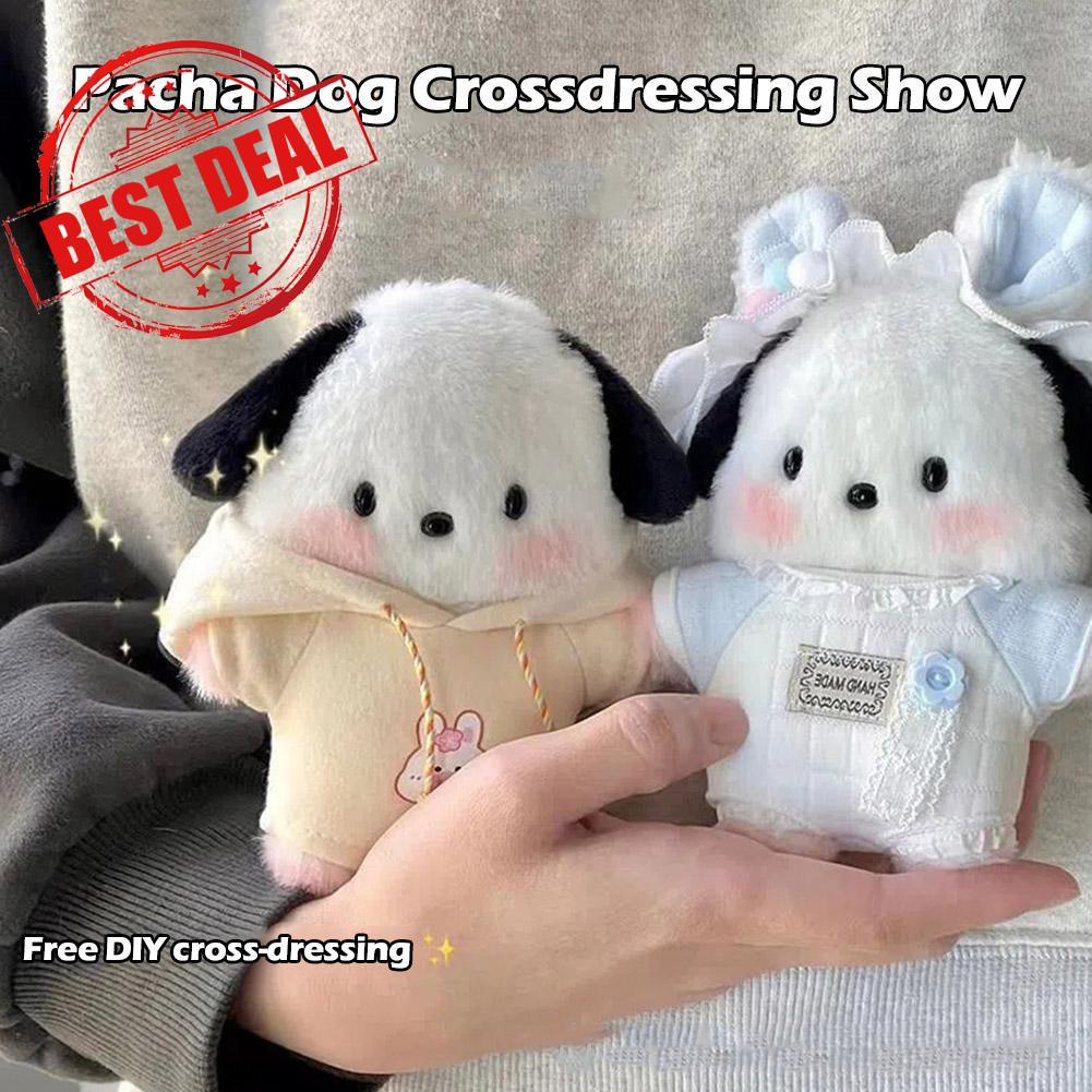 Móc Khóa Hình Chú Chó Sanrio Pacha Nhồi Bông Dễ Thương O3I5