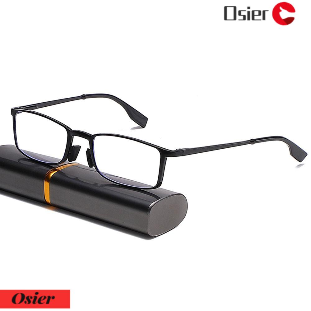 OSIER1 Kính Đọc Sách Mini Trọng Lượng Nhẹ + 1.0~4.0 Chống Ánh Sáng Xanh