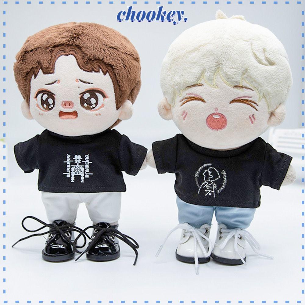 CHOOKEY Áo Thun Cotton 3 Kiểu Cho Búp Bê 10cm / 15cm / 20cm