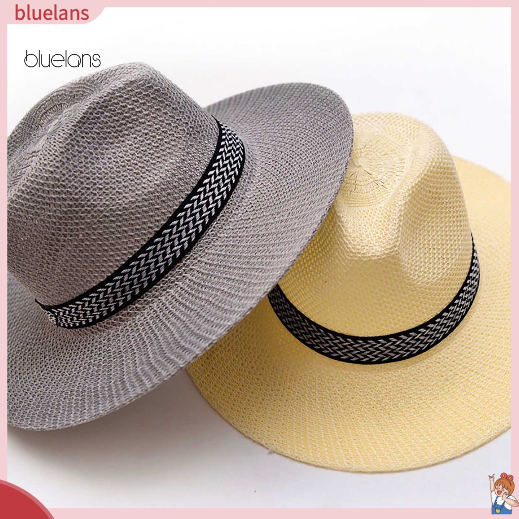 Mũ Rộng Vành Chống Nắng Chất Liệu Thân Thiện Với Da Thời Trang Đi Biển Mùa Hè Cho Nam