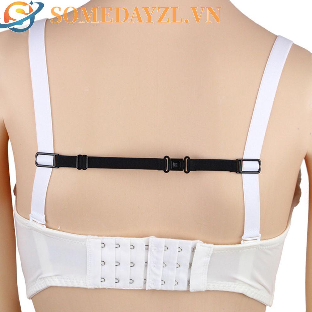 SOMEDAYZL Dây Áo Ngực Cài Nút Co Giãn Chống Trượt Chống Rơi Chống Trượt Dành Cho Nữ