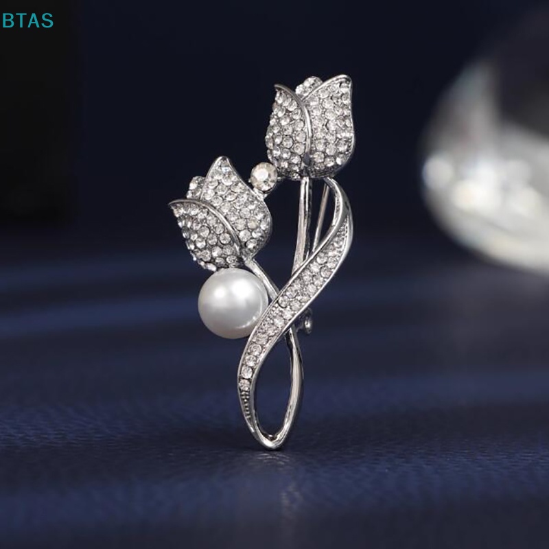 Ghim Cài Áo Hình Hoa Hồng Đính Đá Zircon Thời Trang Cho Nữ
