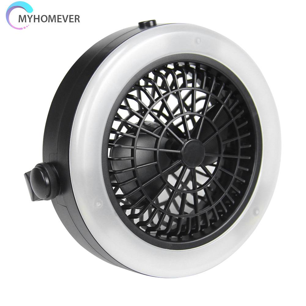 Quạt Treo Tích Hợp Đèn LED 3 Trong 1 Tiện Dụng Khi Đi Cắm Trại