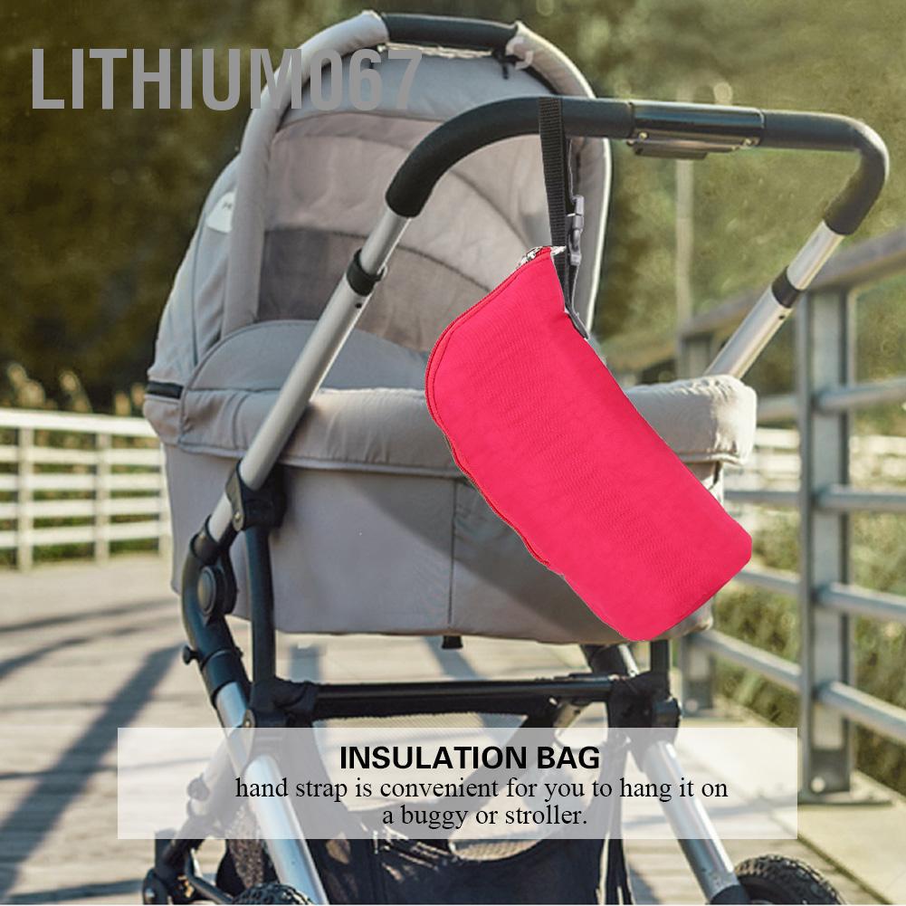 Lithium067 Bình sữa cho bé bú Túi đựng nước cách nhiệt Bảo quản khi đi du lịch