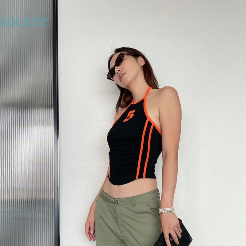 Áo Hai Dây Mỏng Mùa Hè In Họa Tiết Kiểu Mỹ Gợi Cảm Cho Nữ WTD