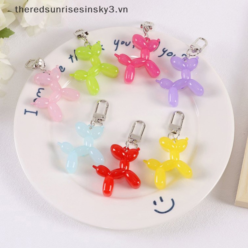 Móc Khóa Hình Thú Cưng Hoạt Hình Nhiều Màu Sắc Dễ Thương Cho Cặp Đôi