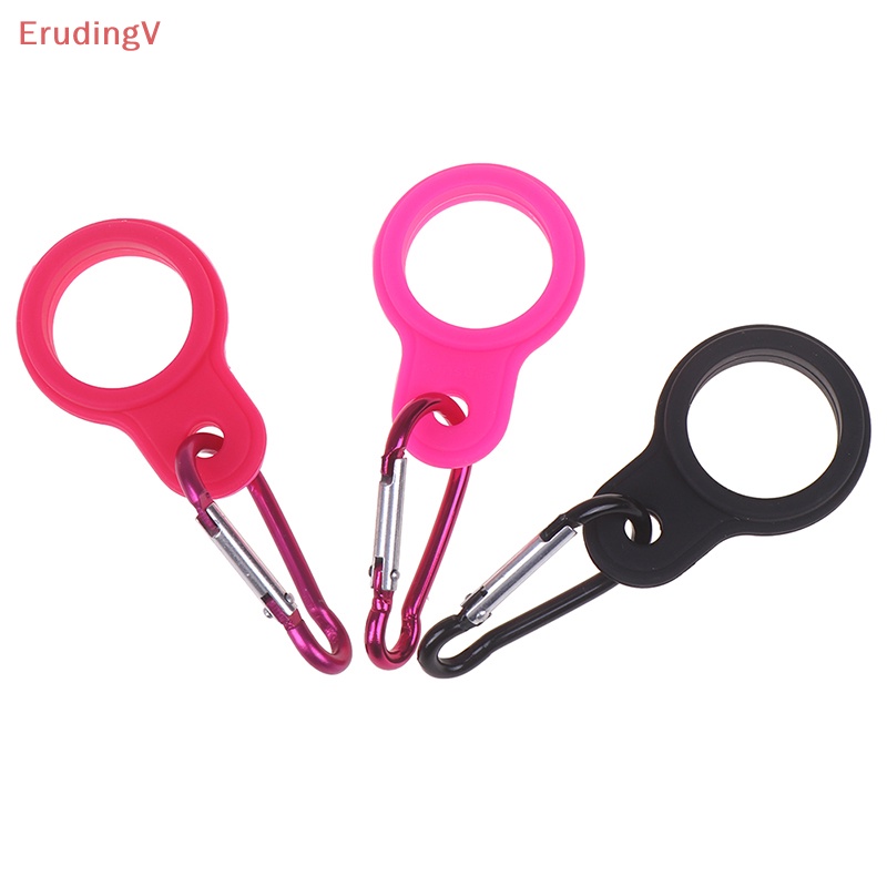 1 Móc Khóa Bình Nước Bằng Silicon Tiện Dụng Cho Các Hoạt Động Thể Thao Ngoài Trời