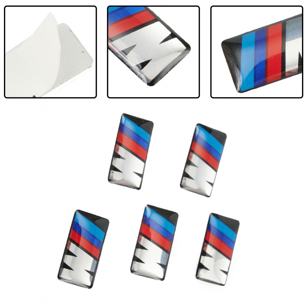 5 Sticker Hợp Kim Dán Bánh Xe Tec Wheel 17mm