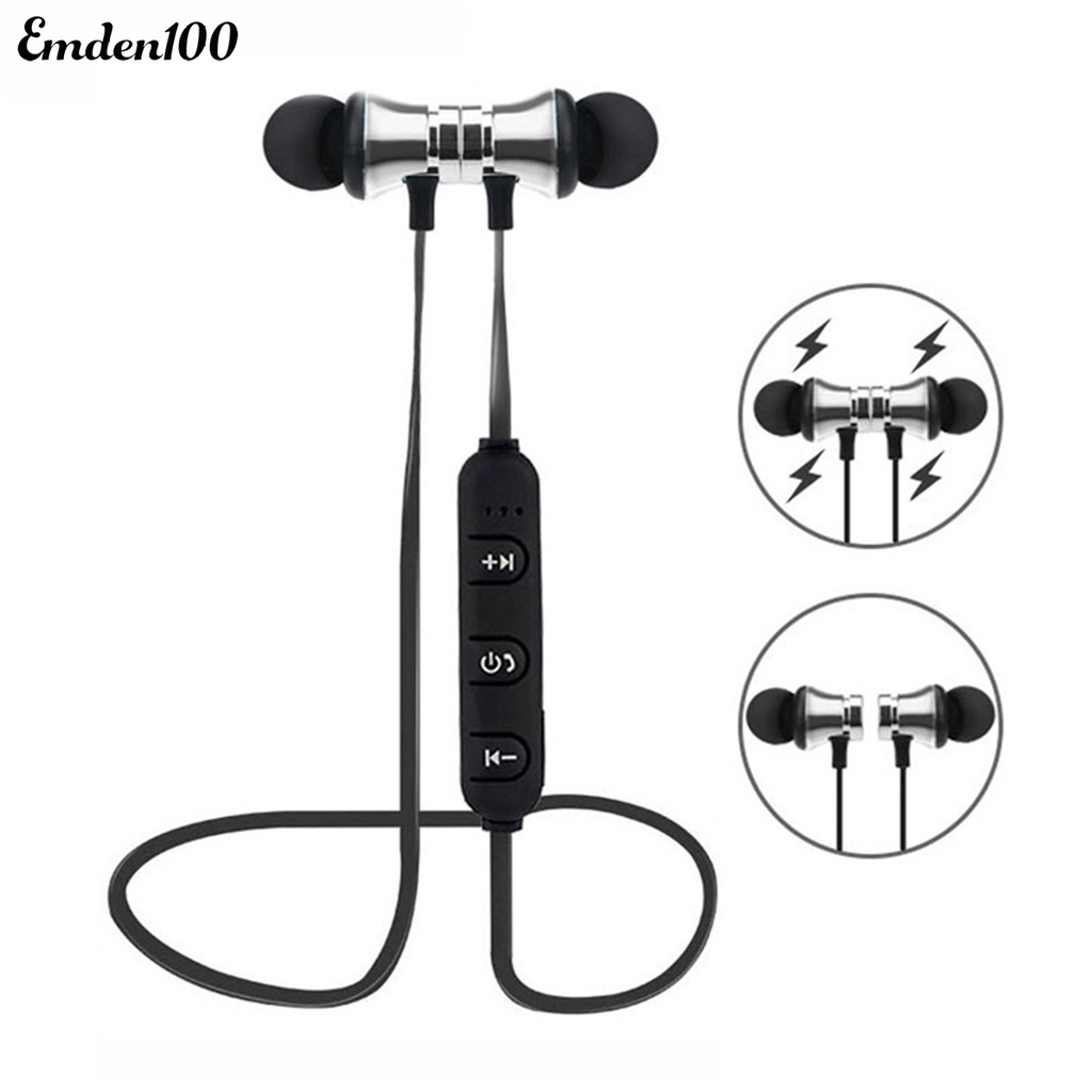 [EMDEN] Tai Nghe Nhét Tai Thể Thao XT11 Không Dây Kết Nối Bluetooth ic