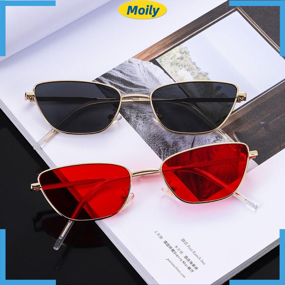 MOILYVN Kính Mát Gọng Kim Loại Phong Cách Vintage