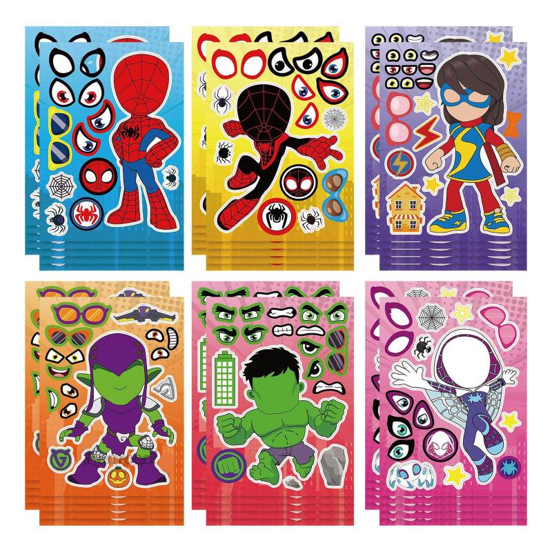 Sách Dán Hình Mặt Cười Nhiều Màu Sắc Dùng Làm Quà Tặng Cho Bé