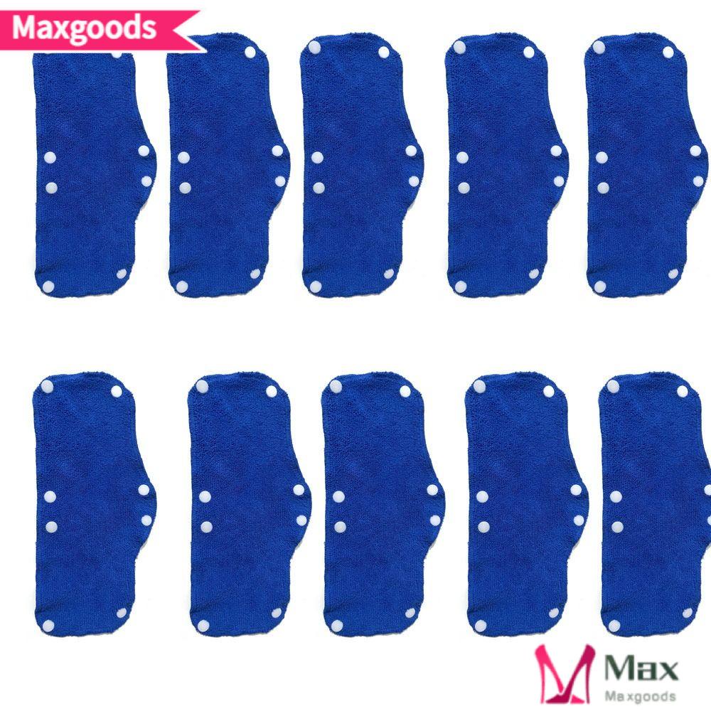 MAXG Bộ 10 Miếng Lót Mũ Bảo Hiểm Bằng Cotton Hình Chữ Nhật Thoải Mái